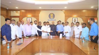 Shiv Sena (UBT) calls on Governor, demands Home Minister resign over lathicharge on Maratha agitators in Maharashtra.