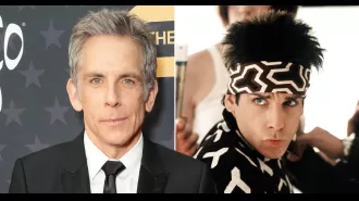 Ben Stiller nails Blue Steel pose from Zoolander, just like before.