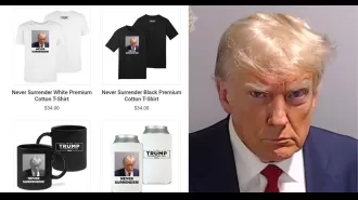 Trump sold merchandise with his mugshot, potentially violating another law.