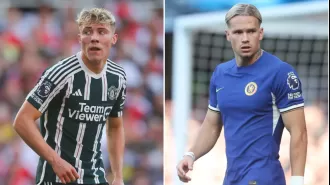 Paul Merson worries about Mykhailo Mudryk's prospects after witnessing Rasmus Hojlund's Man Utd debut vs. Arsenal.