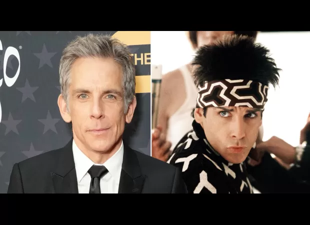Ben Stiller nails Blue Steel pose from Zoolander, just like before.