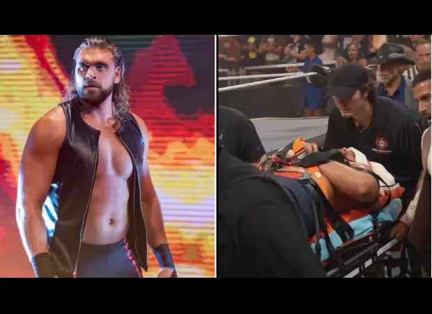 WWE star Von Wagner taken to hospital on stretcher after NXT show abruptly ends due to concerning scenes.