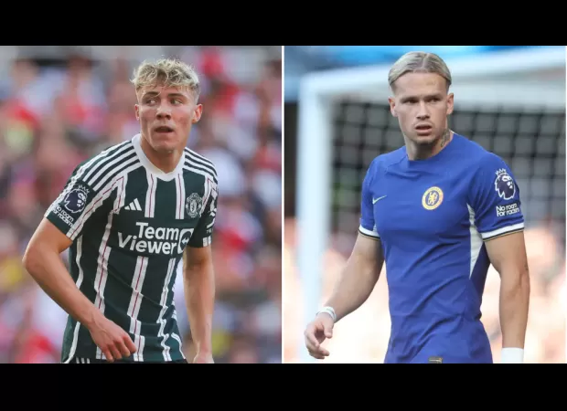 Paul Merson worries about Mykhailo Mudryk's prospects after witnessing Rasmus Hojlund's Man Utd debut vs. Arsenal.