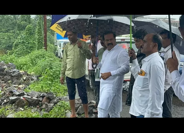 Mahendra Gharat worked to give Ulwe its own cemetery.