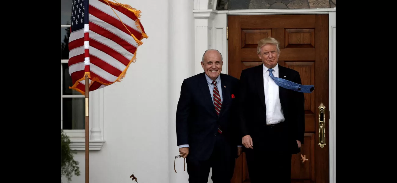 Trump hosts fundraiser to help Giuliani, tickets cost $100,000 each.
