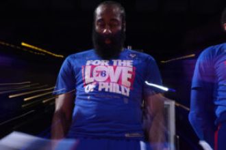 76ers discussed trading Harden, but are now stuck with him.