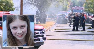 Girl jumps out window, survives fire that kills family.