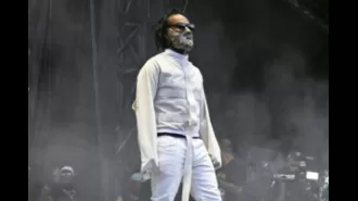 Juicy J used a straightjacket and Hannibal Lecter mask to promote mental health awareness during a GMA appearance, but it was censored.