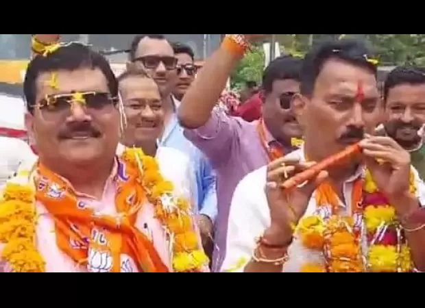 Minister leads Jan Ashirwad Yatra in Madhya Pradesh in absence of Vijayvargiya.