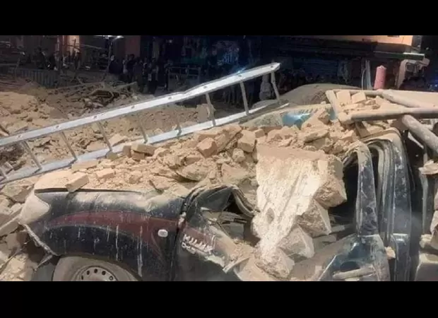 Earthquake in Morocco leaves hundreds dead; destruction widespread.
