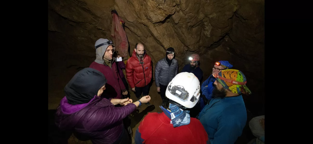 Rescuers start to save man ill 3,000ft underground in cave.