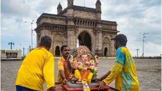 IMD predicts heavy rainfall during Ganesh Chaturthi in Mumbai.