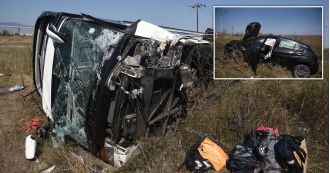 Four people were killed in a bus crash in Greece while transporting tourists.