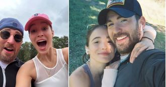 Chris Evans, 42, weds girlfriend Alba Baptista, 26, in ceremony attended by Robert Downey Jr. and Chris Hemsworth.