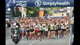 Sir Mo Farah's final Great North Run race in 2023 will be broadcast on TV - start time TBA.