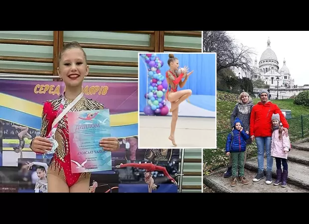 World stops for a moment in grief for a 10-year-old gymnast killed in Russian airstrikes. Her mother's pain is unbearable.