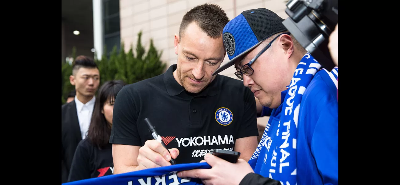 John Terry defends charging fans £100 for autographs as a Chelsea legend.