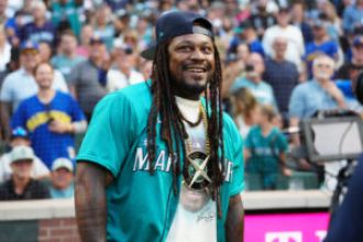 Marshawn Lynch drew inspiration from his sister to play his role in the movie 