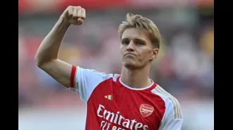 Martin Odegaard expresses his thoughts on potential future plans as Arsenal talks progress.