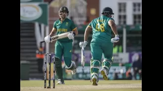 SA breaks Aus' winning streak to stay alive in the ODI series.