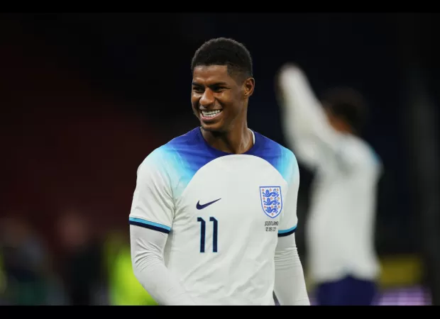 Stuart Pearce takes a jab at Marcus Rashford after England's win against Scotland.