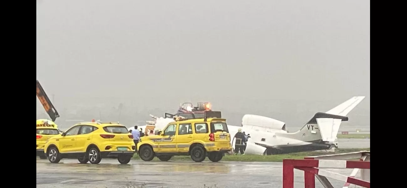 8 injured after private jet crashes at Mumbai airport, operations resume; visuals of crash released.