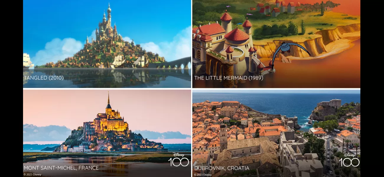 Disney reveals list of European sites that influenced their films.