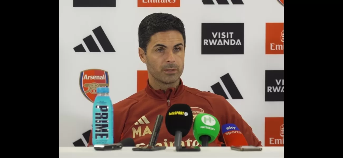 Arteta downplays worries about Saka's potential injury, saying it doesn't appear serious.