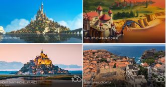 Disney reveals list of European sites that influenced their films.