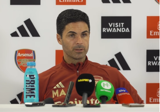 Arteta downplays worries about Saka's potential injury, saying it doesn't appear serious.