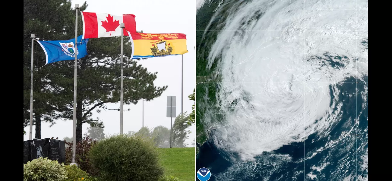 Man dies after being struck by tree in North America during Storm Lee.