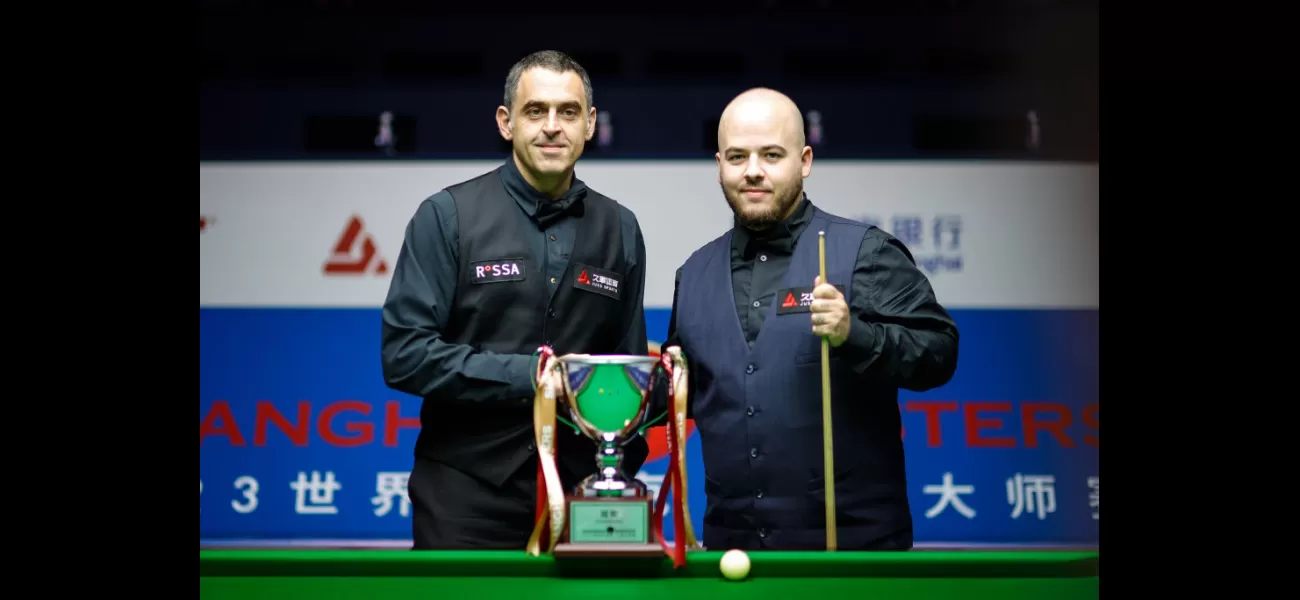 Ronnie O'Sullivan wins again at the Shanghai Masters, extending his streak of victories.