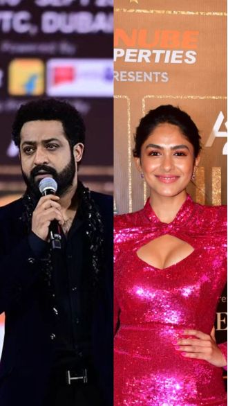 Stars dazzled at SIIMA Awards 2023 Day 1 in Dubai with Jr NTR, Mrunal Thakur and others gracing the event.