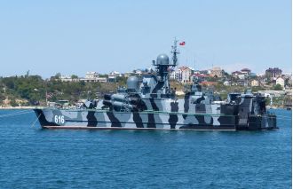 Ukraine damages Russian ship with drone, dubbed 