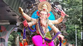 Images of Mumbai's Ganesha idols from famous pandals are out - from Lalbaghcha Raja to Maladcha Vighnaharta.