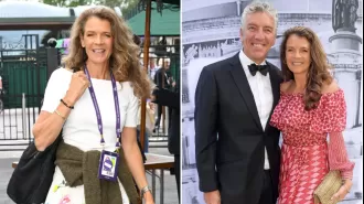 Annabel Croft's husband's whereabouts are unknown.