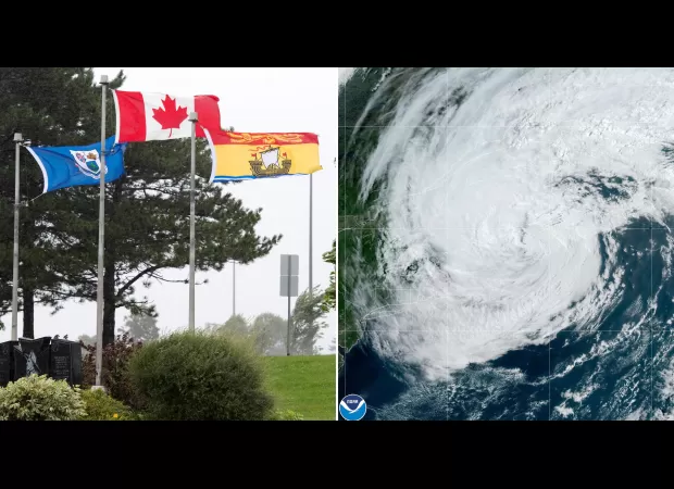 Man dies after being struck by tree in North America during Storm Lee.