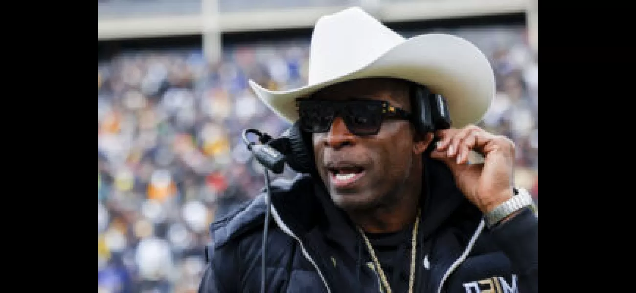 Deion Sanders uses humor to promote sunglasses, tossing 