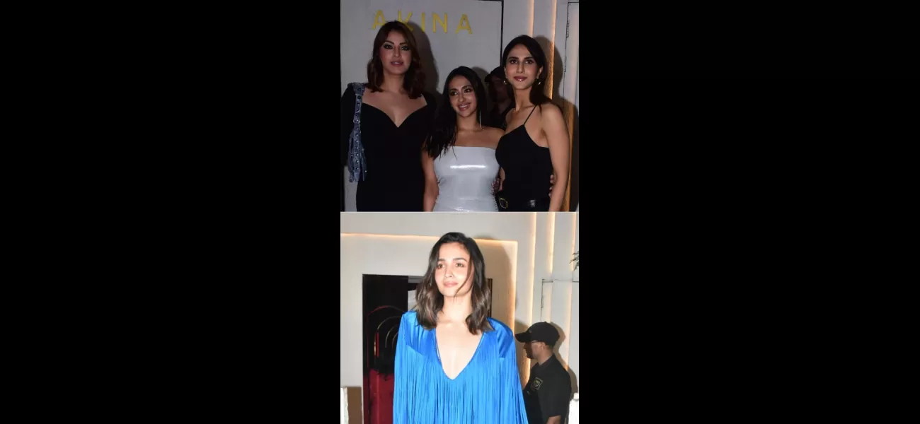 Alia and Vaani shone at Akansha's birthday bash in Mumbai!