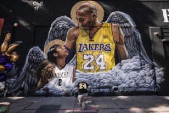 Celia Moran fighting to keep mural of Kobe Bryant that her LA gym has up.