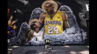 Celia Moran fighting to keep mural of Kobe Bryant that her LA gym has up.