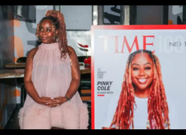 Pinky Cole of Slutty Vegan sheds tears of joy at making the Time100 Next List.