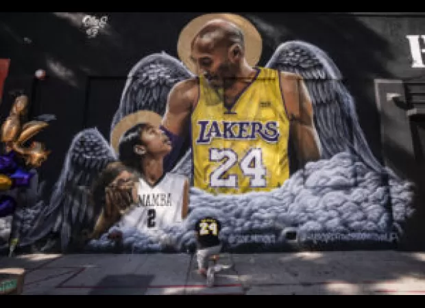 Celia Moran fighting to keep mural of Kobe Bryant that her LA gym has up.