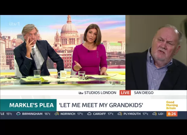 Viewers angry with Reid & Madeley for backing Thomas Markle in heated debate.