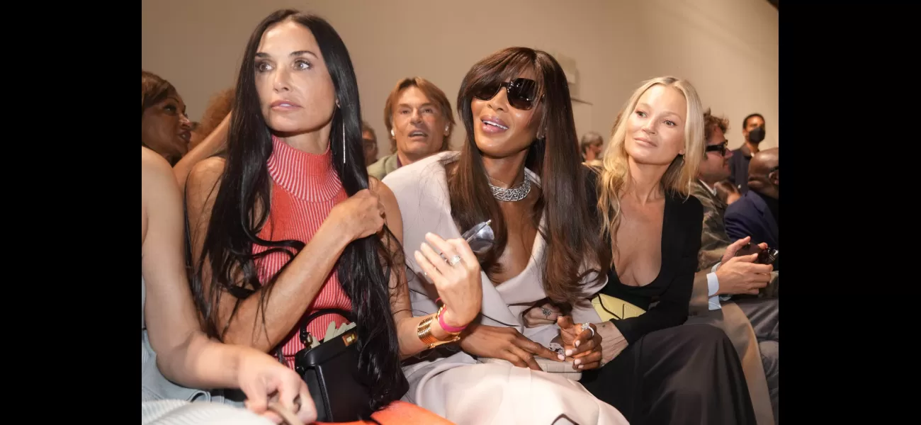 Kate Moss, Naomi Campbell, and Demi Moore attended Fendi's show at Milan Fashion Week, all looking stunning.