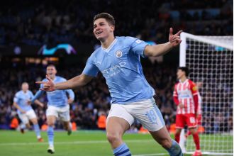 Only Man City and two other teams can compete for the title this season, according to Paul Merson.