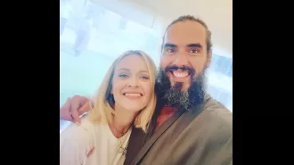 Fearne Cotton stops following Russell Brand on Instagram due to sex allegations.