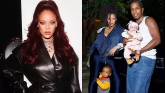 Rihanna and A$AP Rocky share a first look at their newborn son Riot.