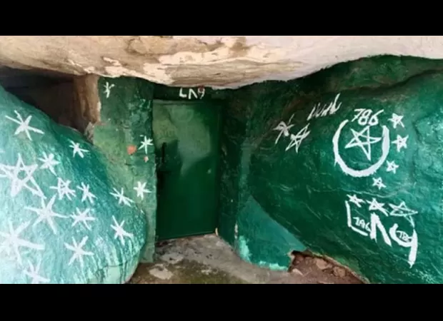 Man arrested in Kolar for drawing Islamic symbols at Antara Gange Hills, a popular pilgrimage site.