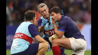 Antoine Dupont's cheekbone has been fractured, but he hasn't been ruled out of the RWC yet.